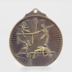 Embossed Athletics Medal 52mm Gold