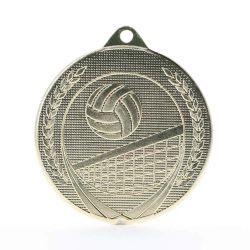 Garland Volleyball Medal 50mm - Gold