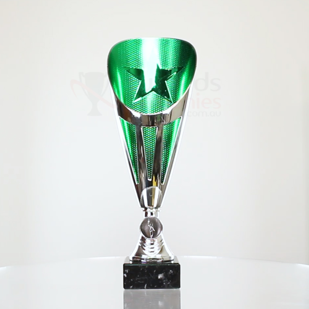 Dianna Cup Silver/Green 310mm