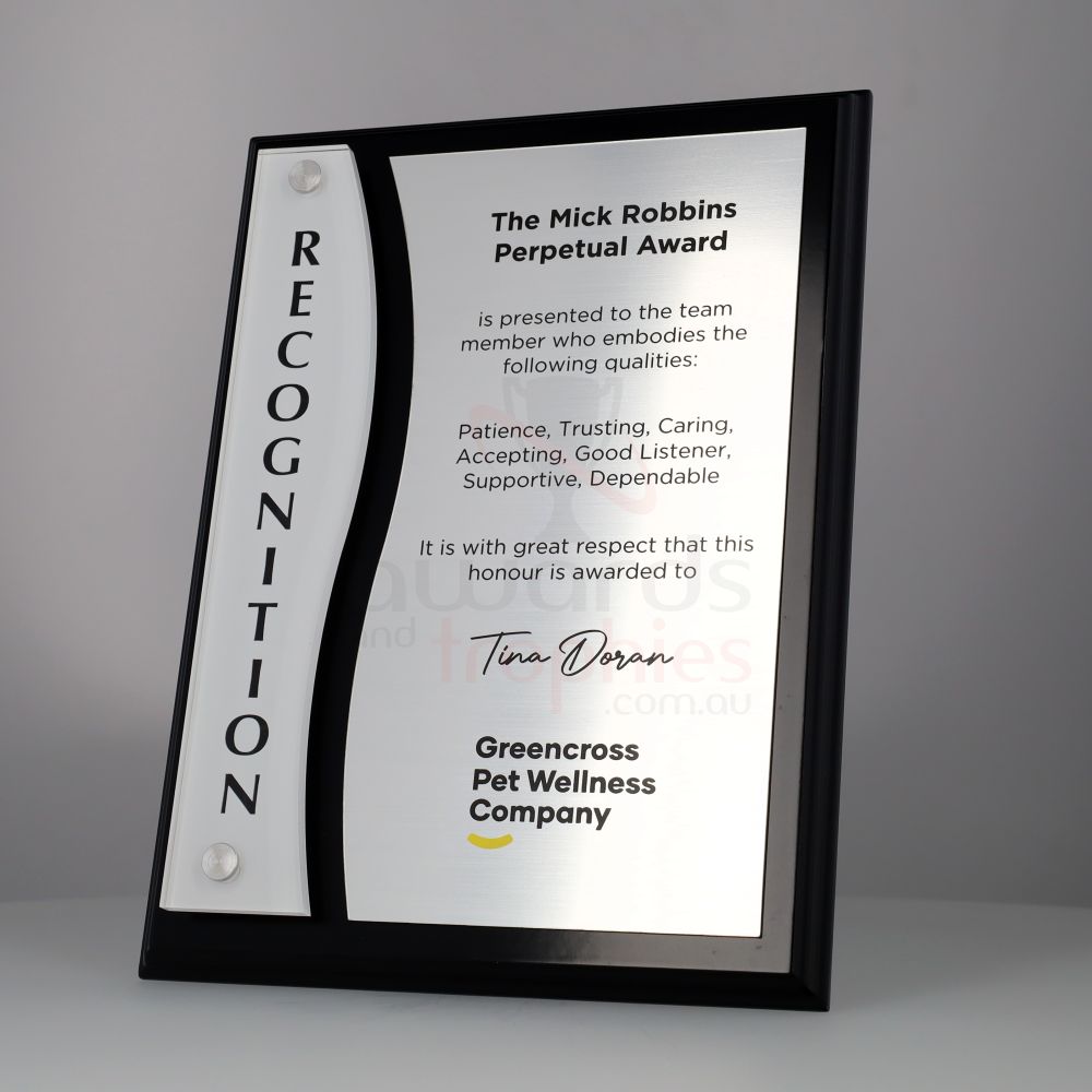 Accolade Series - Recognition Plaque 250mm