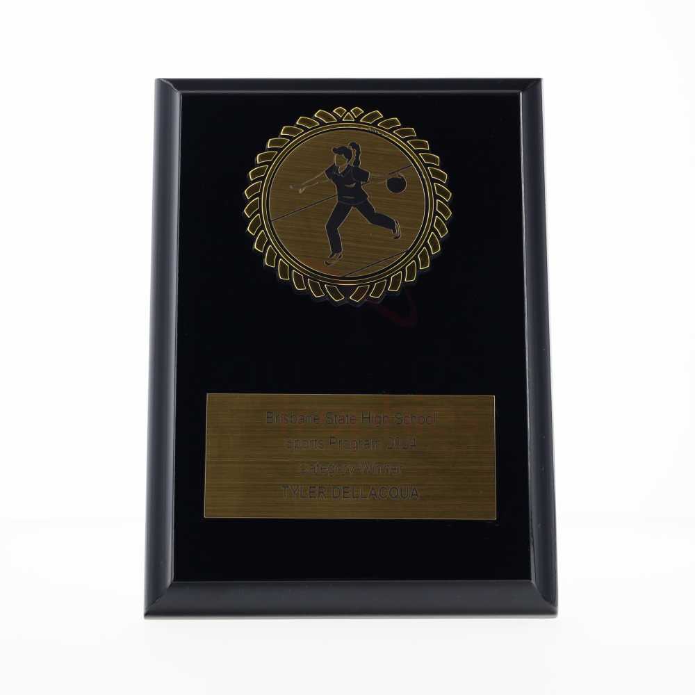 Female Tenpin Bowling Plaque 150mm