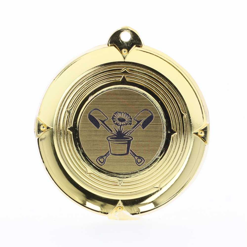 Deluxe Gardening Medal 50mm Gold