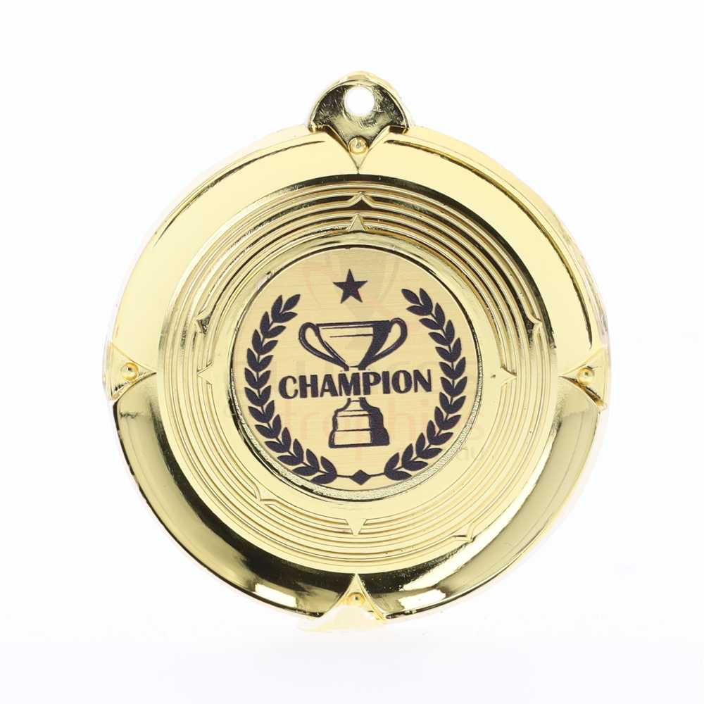 Deluxe Champion Medal 50mm Gold