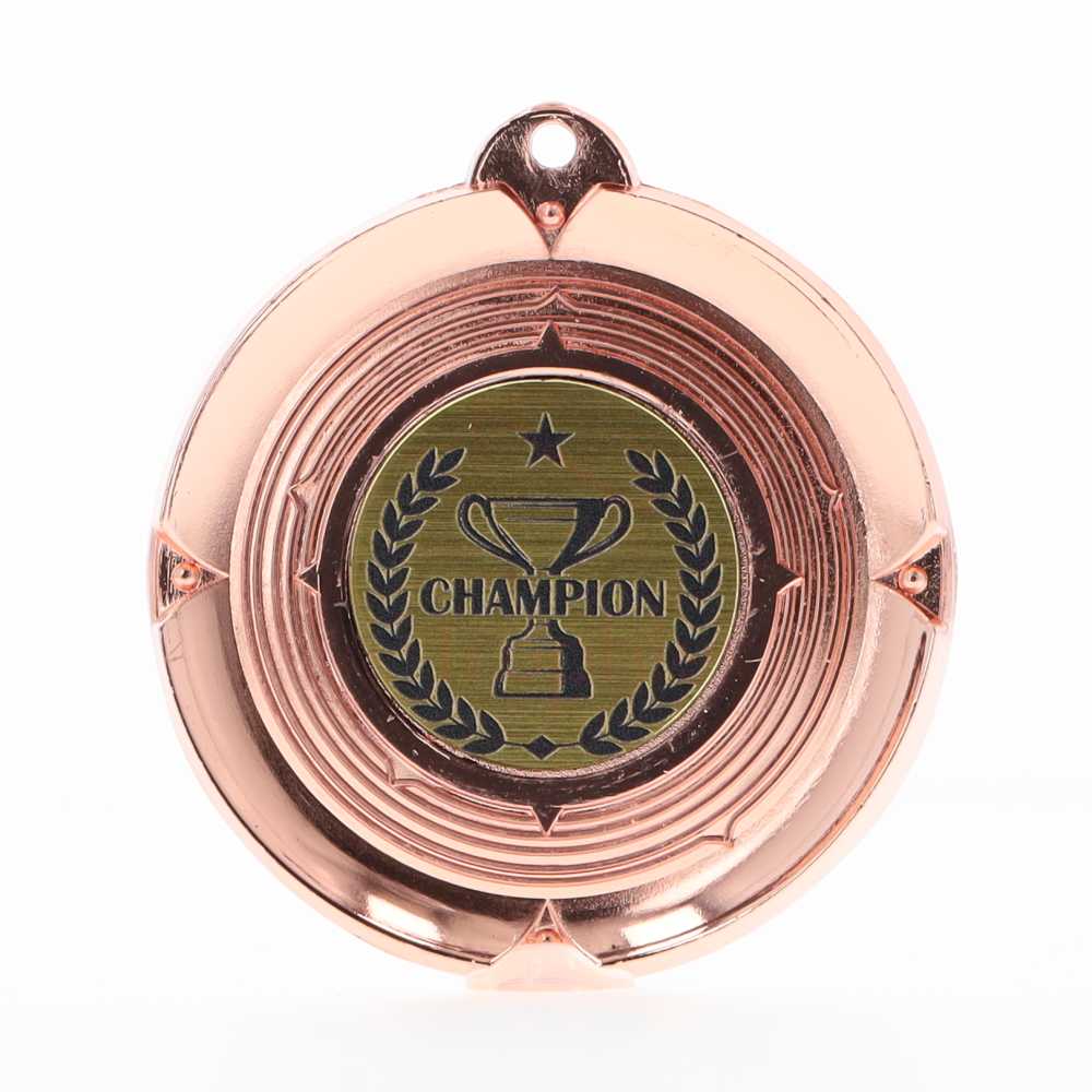 Deluxe Champion Medal 50mm Bronze