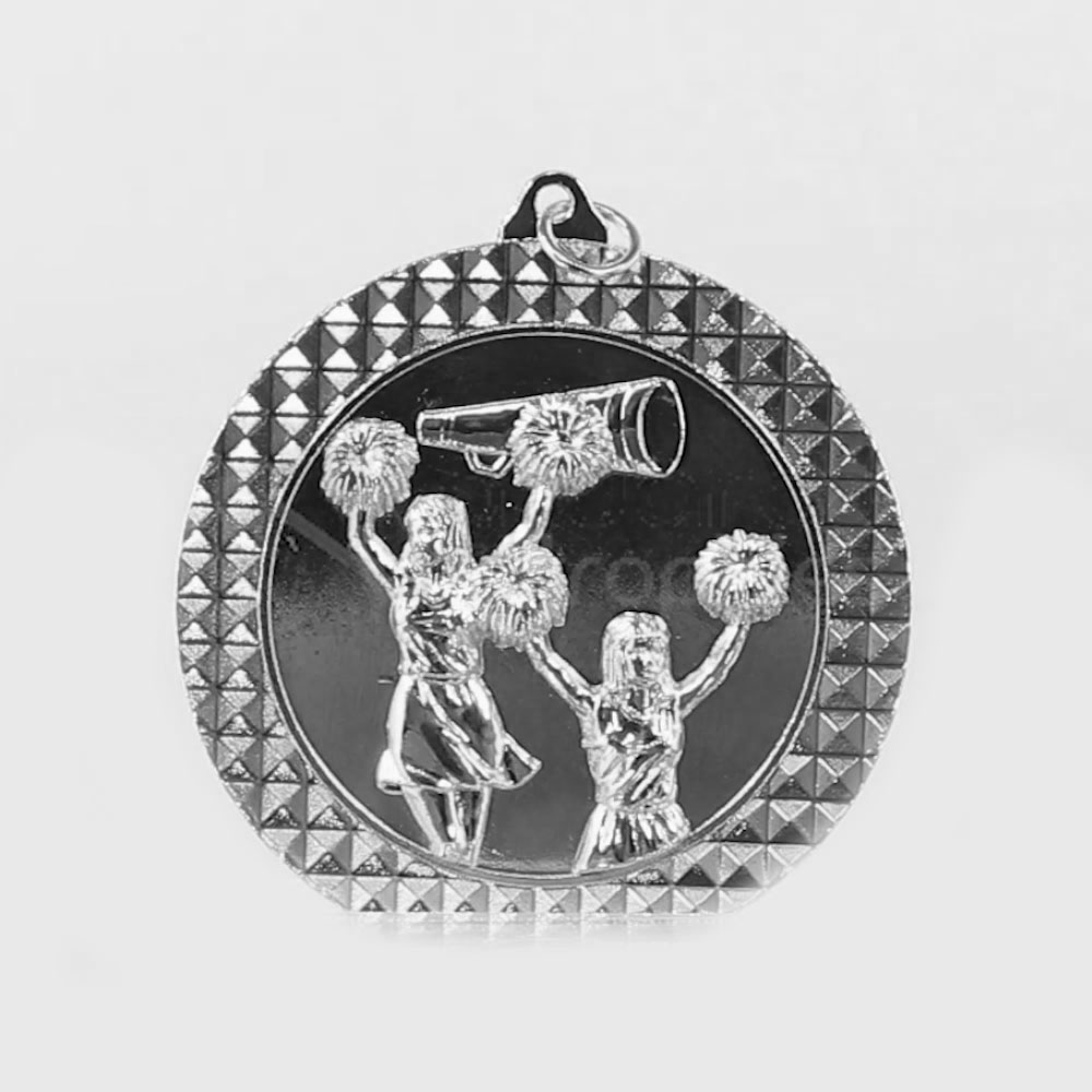 Cheer Facet Medal Silver 70mm