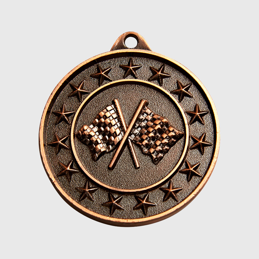 Motorsport Starry Medal Bronze 50mm