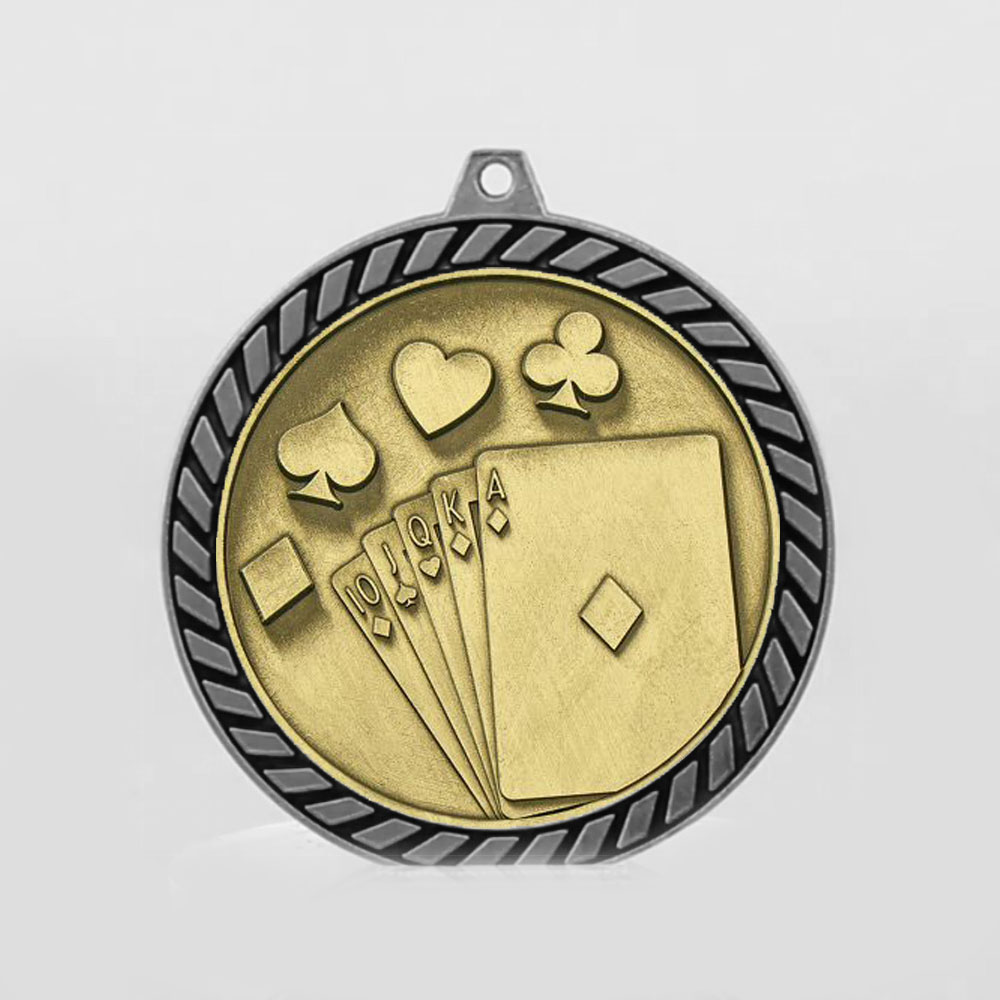 Venture Cards Medal Silver 60mm