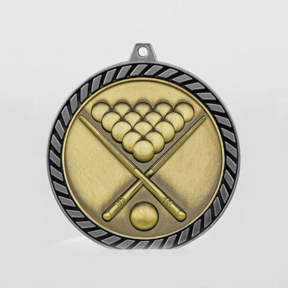 Venture Billiards Medal Silver 60mm