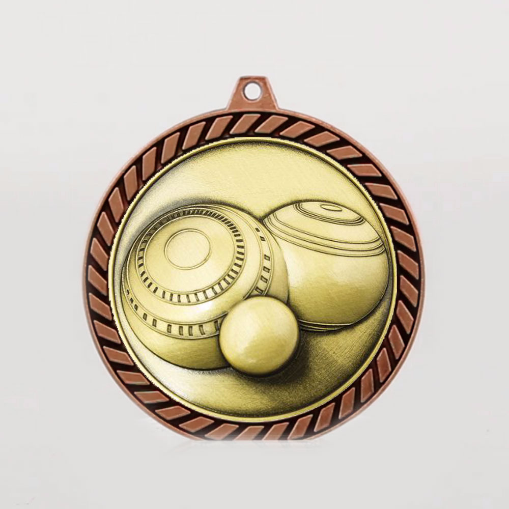 Venture Lawn Bowls Medal Bronze 60mm