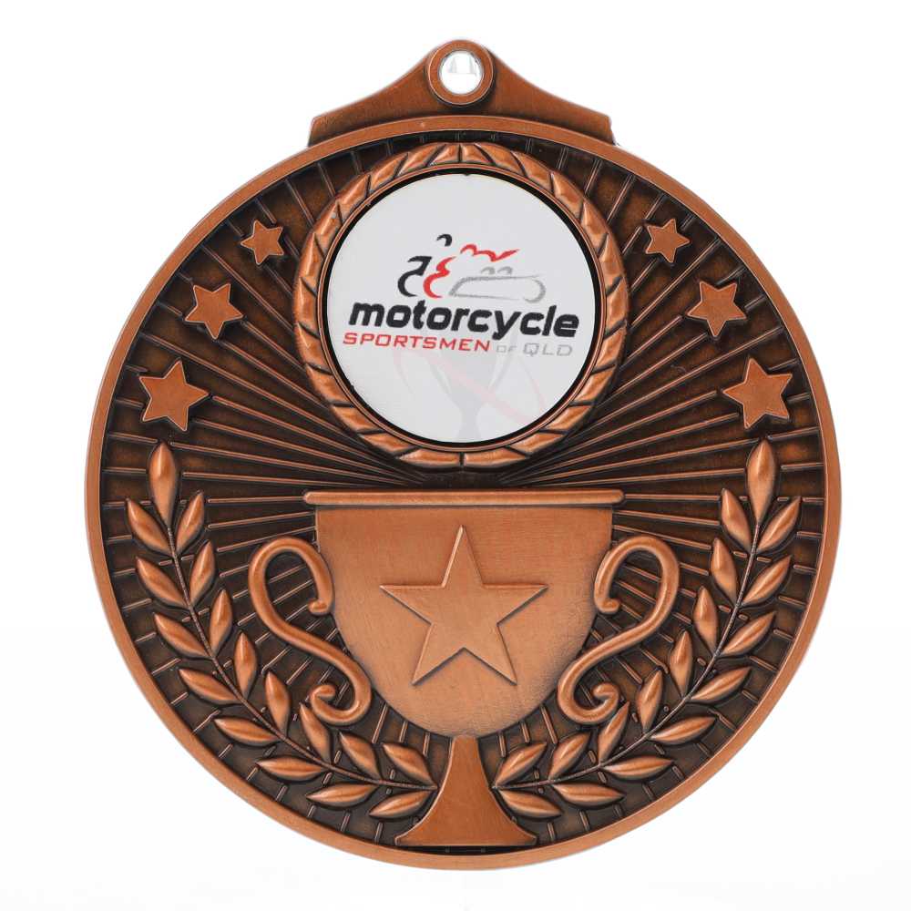 Legacy Personalised Medal 70mm Bronze