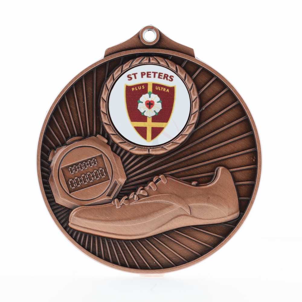 Athletics Insert Medal Bronze 70mm