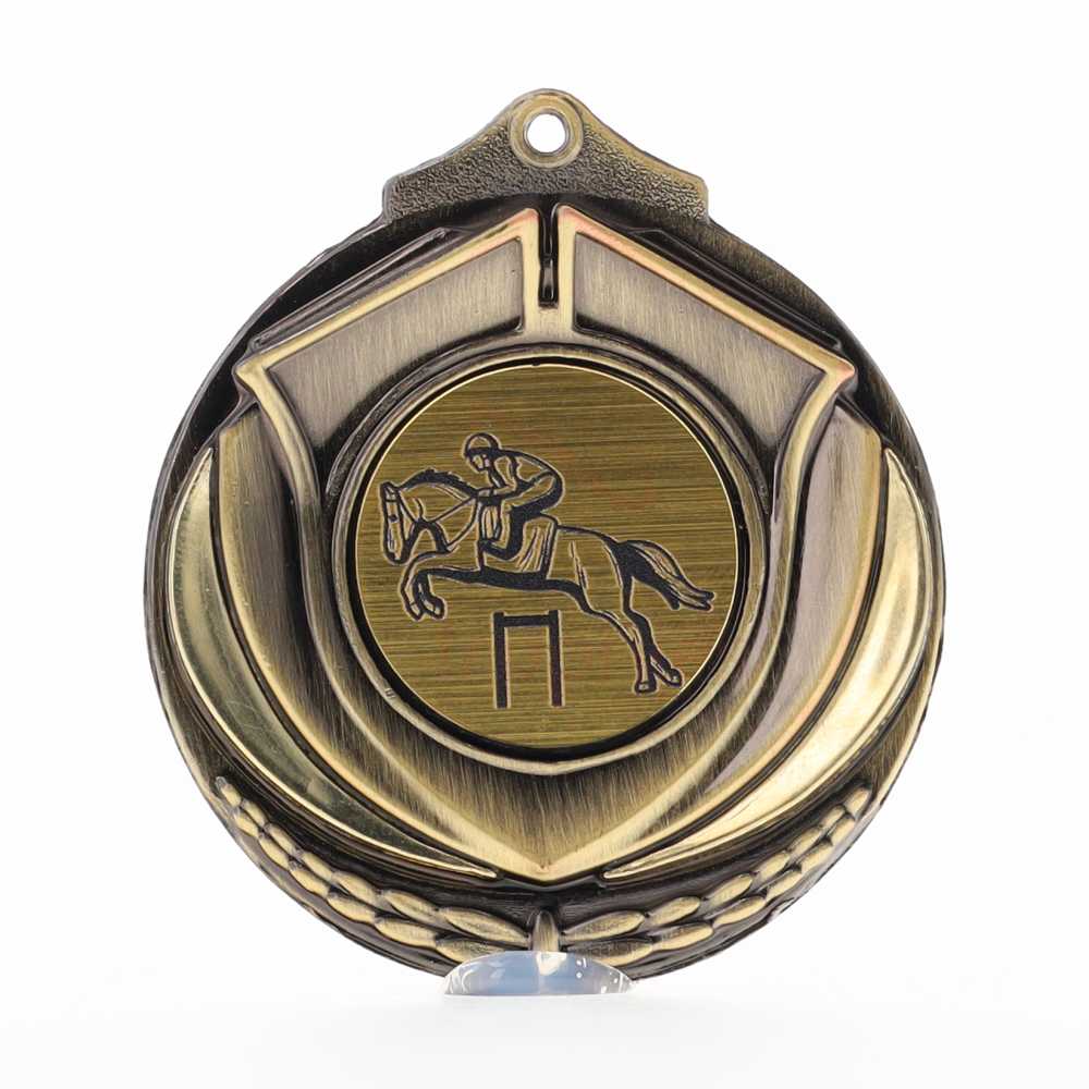 Two Tone Gold Medal 50mm - Show Jumping