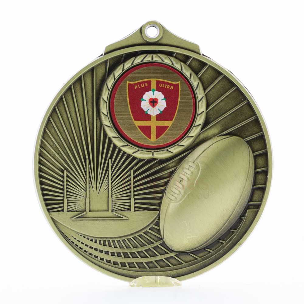 Summit Insert AFL Medal 70mm - Gold