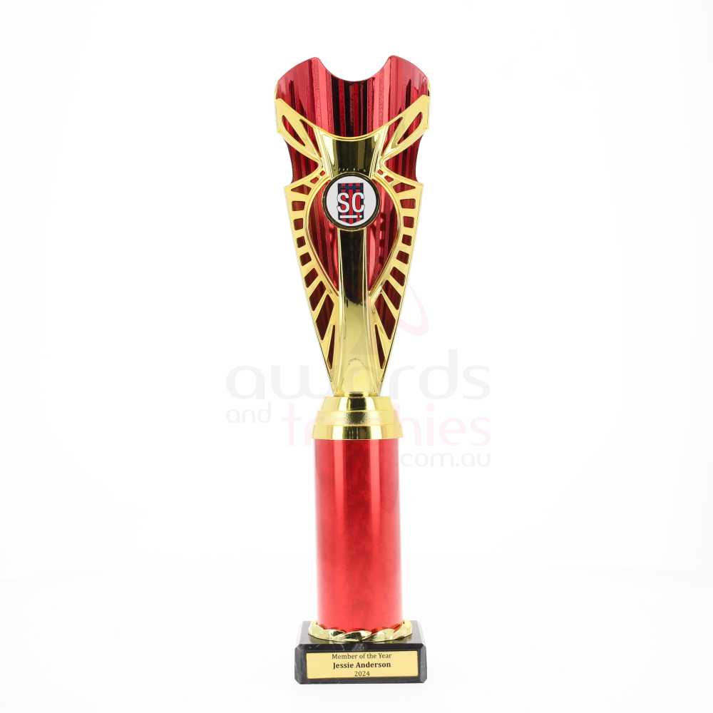 Shine Cup 320mm - Gold/Red