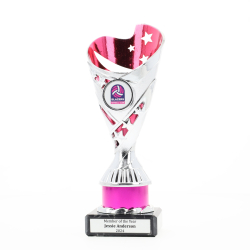 Arcade Cup 200mm - Silver/Pink