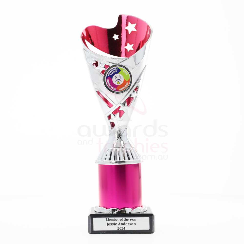 Arcade Cup 225mm - Silver/Pink