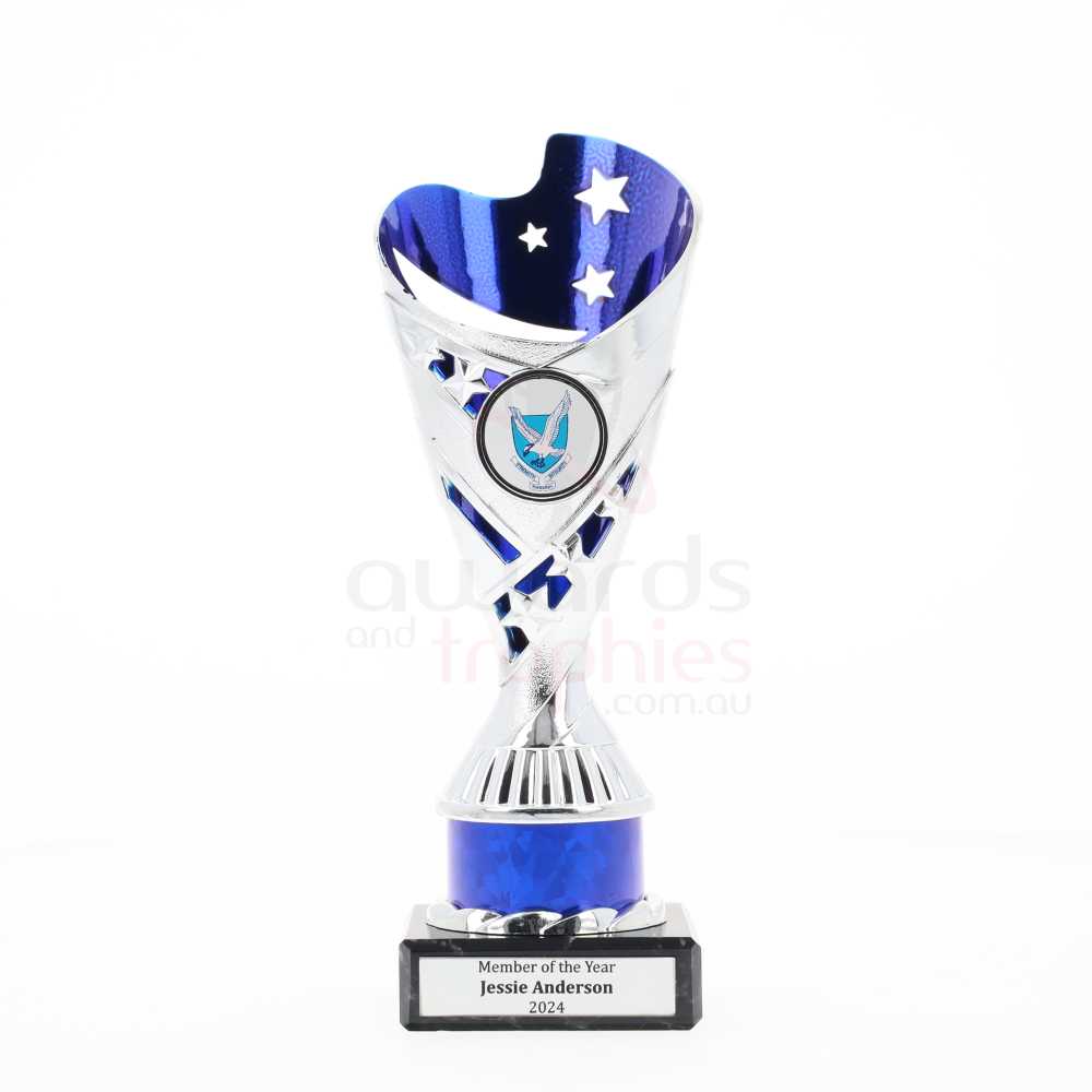 Arcade Cup 200mm - Silver/Blue