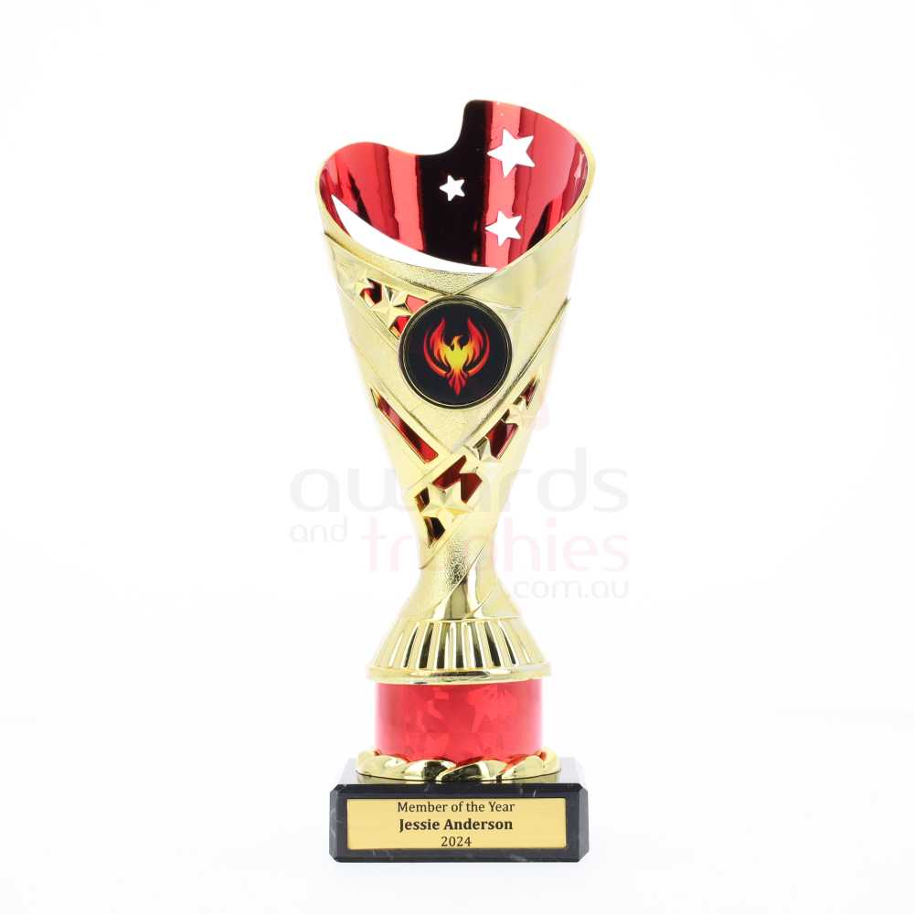 Arcade Cup 200mm - Gold/Red