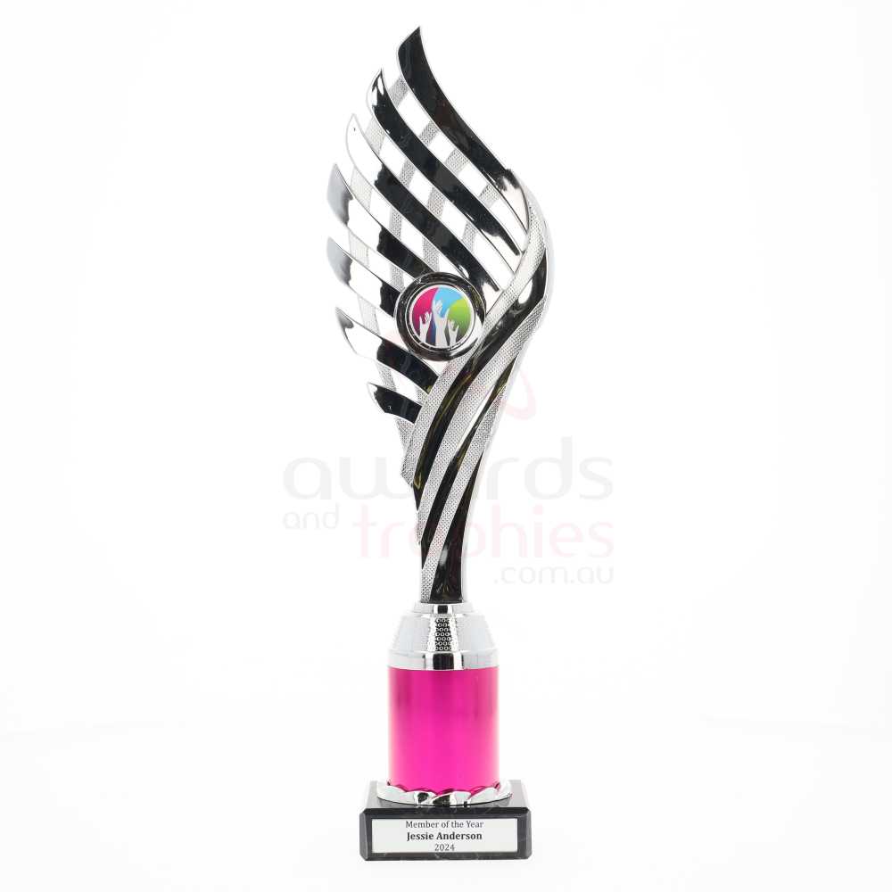 Skyway Trophy 325mm - Silver/Pink