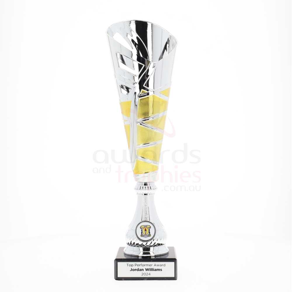 Hex Cup 390mm - Silver/Gold