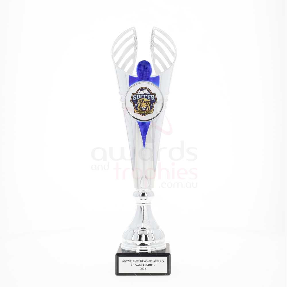 Rising Angel Cup 350mm - Silver/Blue