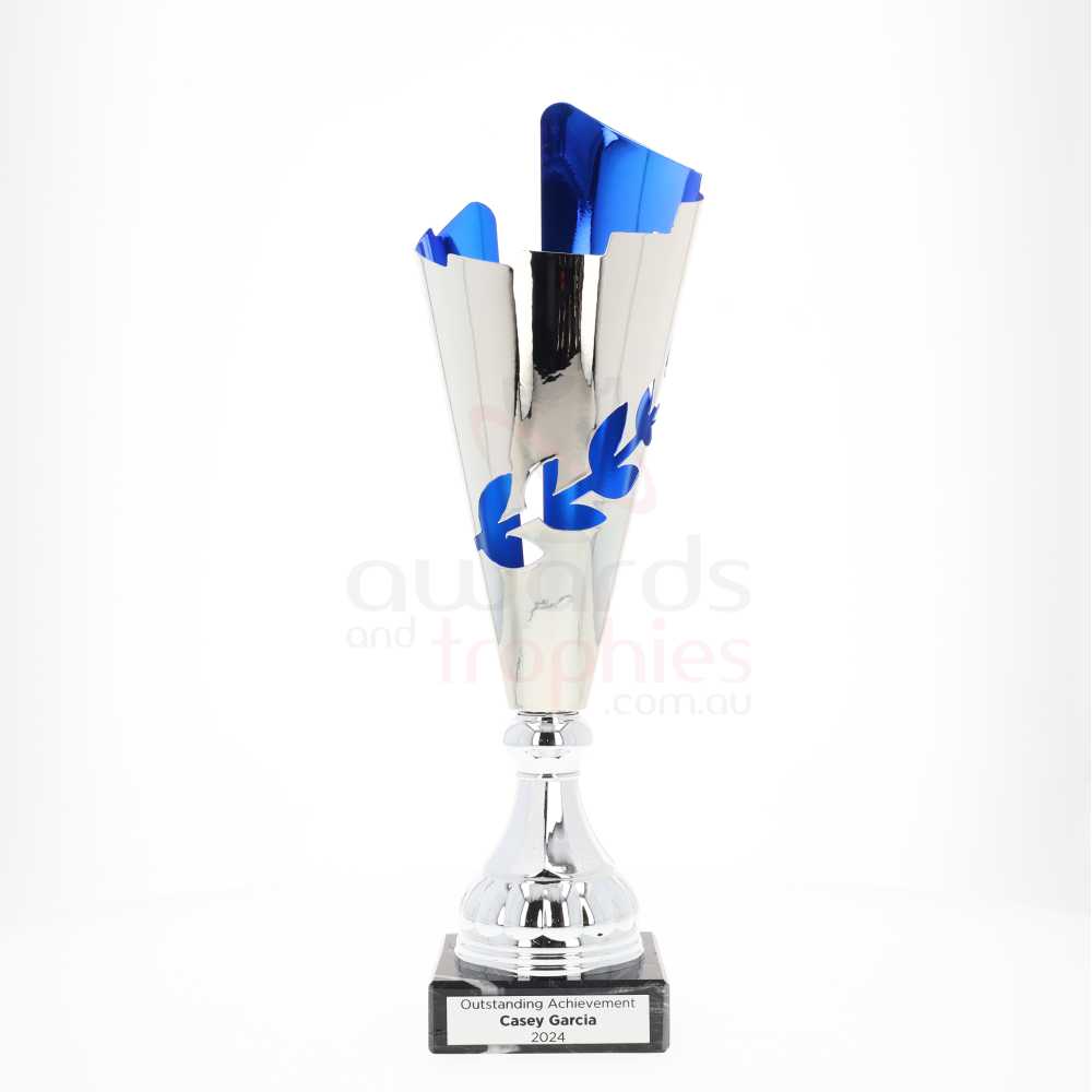 Destiny Cup 395mm - Silver/Blue