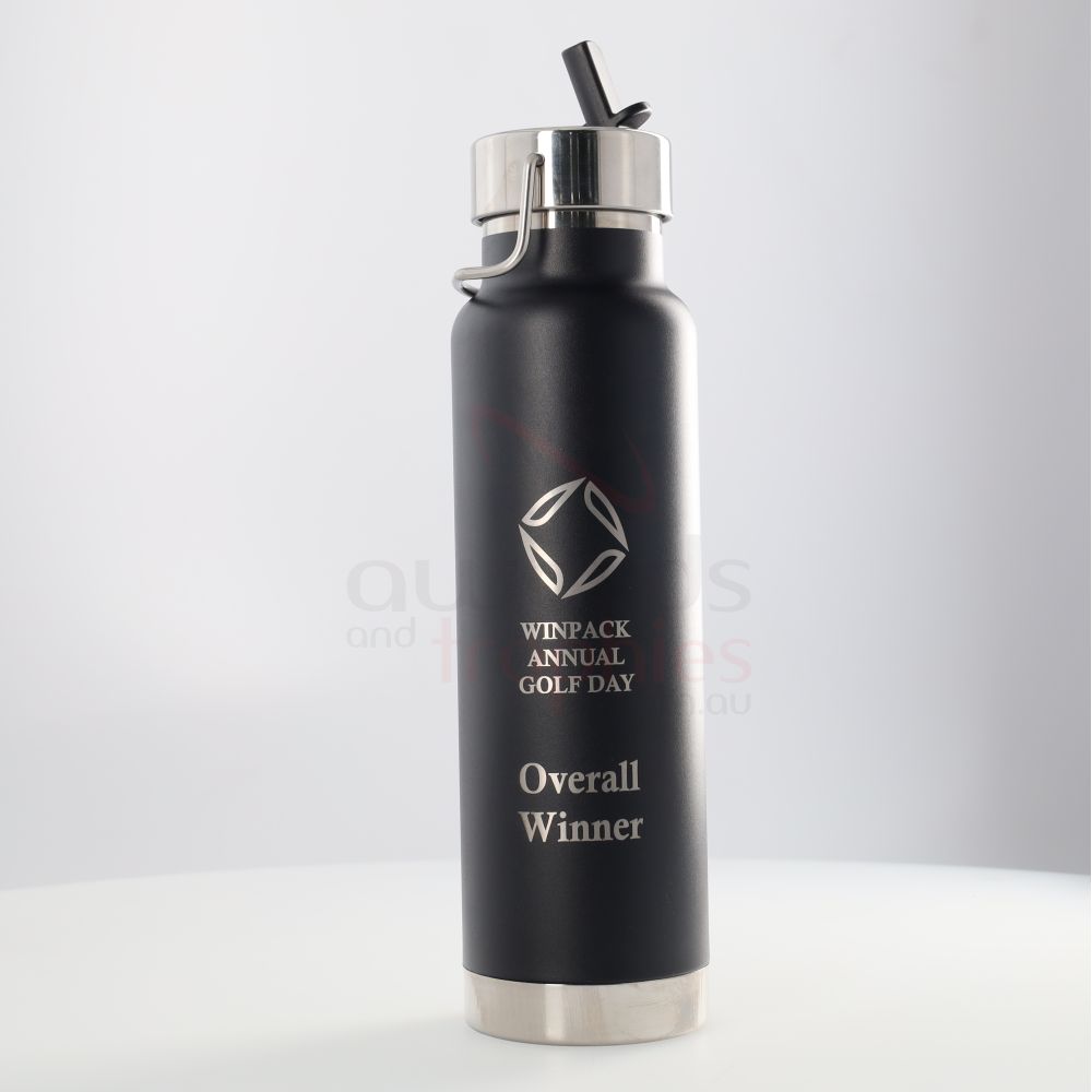 Thor Copper Vacuum Insulated Bottle 740ml - Black