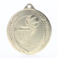 Garland Basketball Medal 50mm - Gold