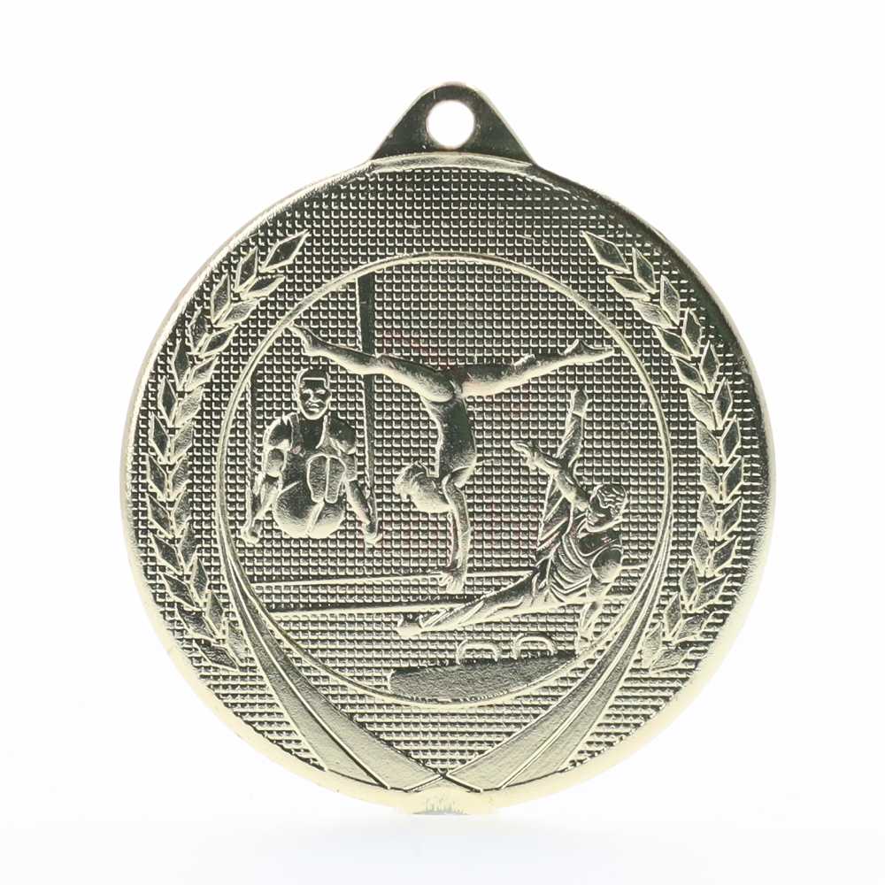 Garland Gymnastics Medal 50mm - Gold