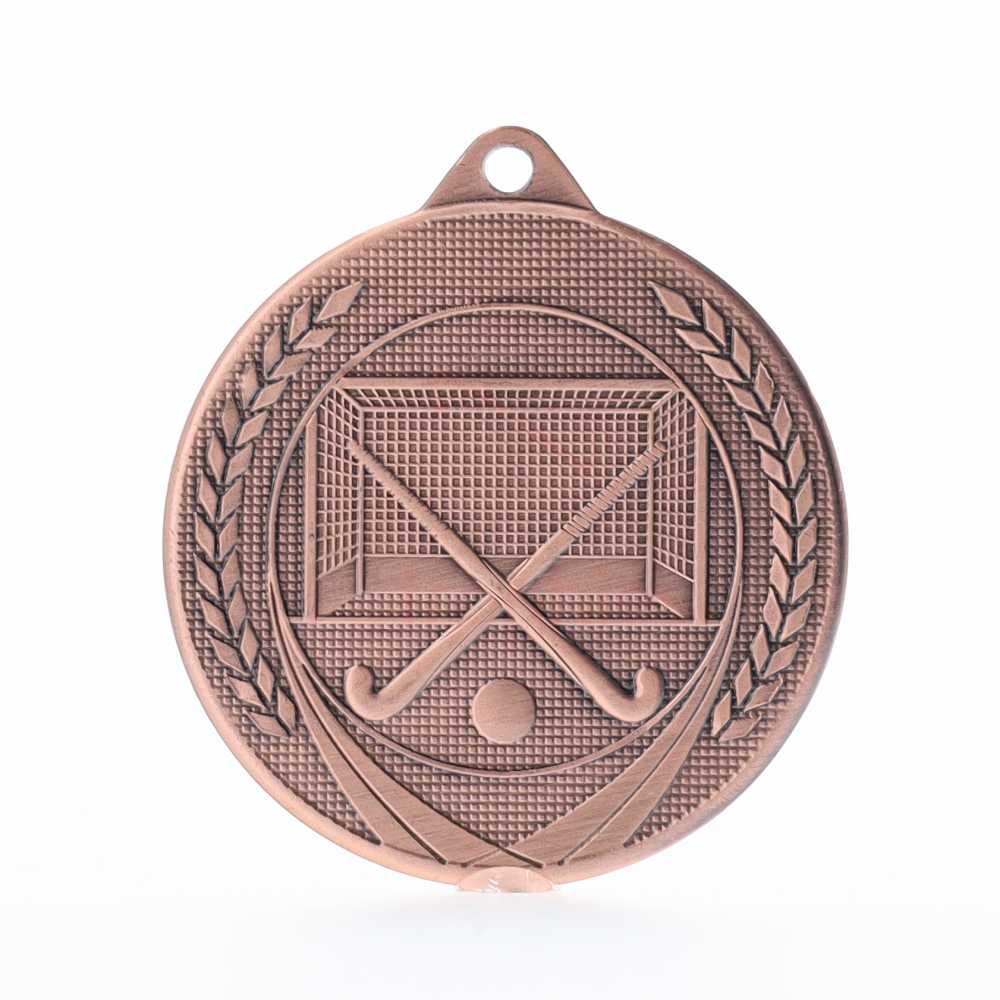 Garland Hockey Medal 50mm - Bronze