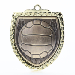 Netball Shield Medal 80mm - Gold 