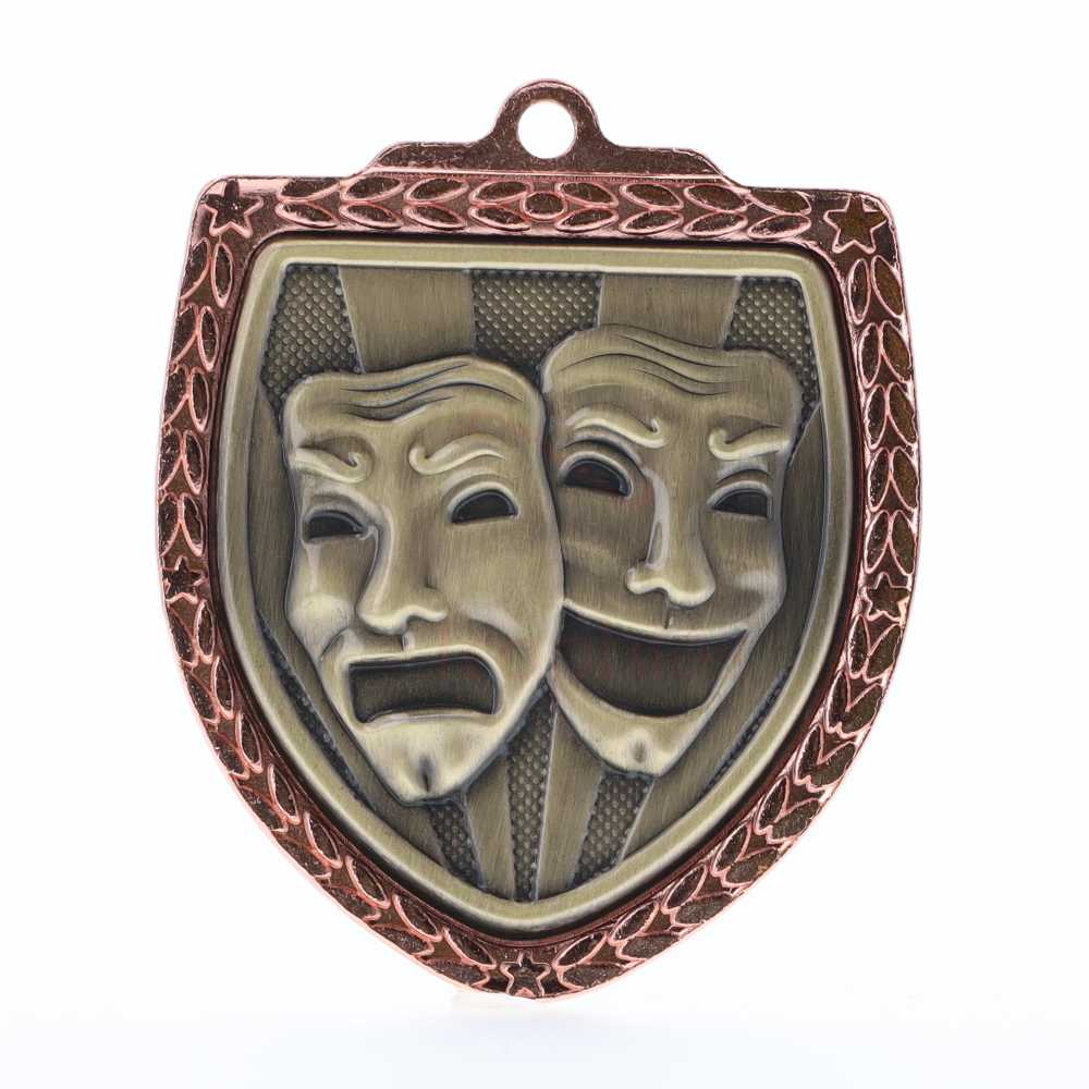 Drama Shield Medal 80mm - Bronze