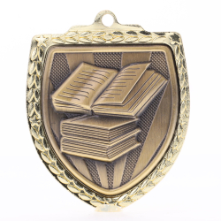 Reading Shield Medal 80mm - Gold 