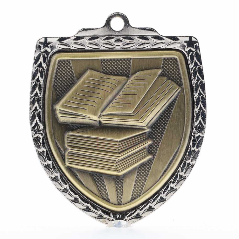 Reading Shield Medal 80mm - Silver 