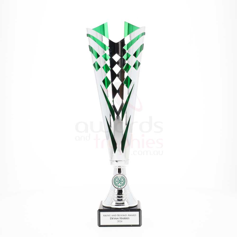 Riviera Cup 390mm - Silver/Green