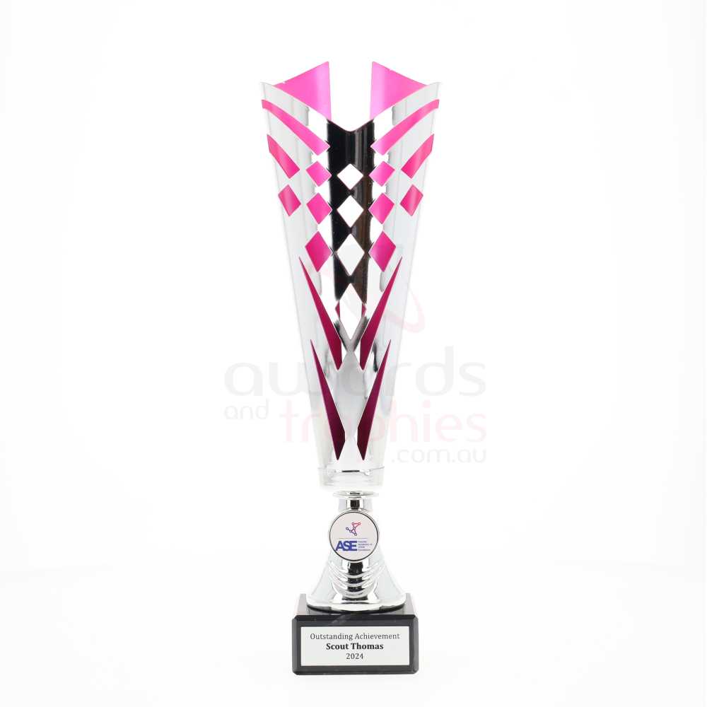 Riviera Cup 350mm - Silver/Pink