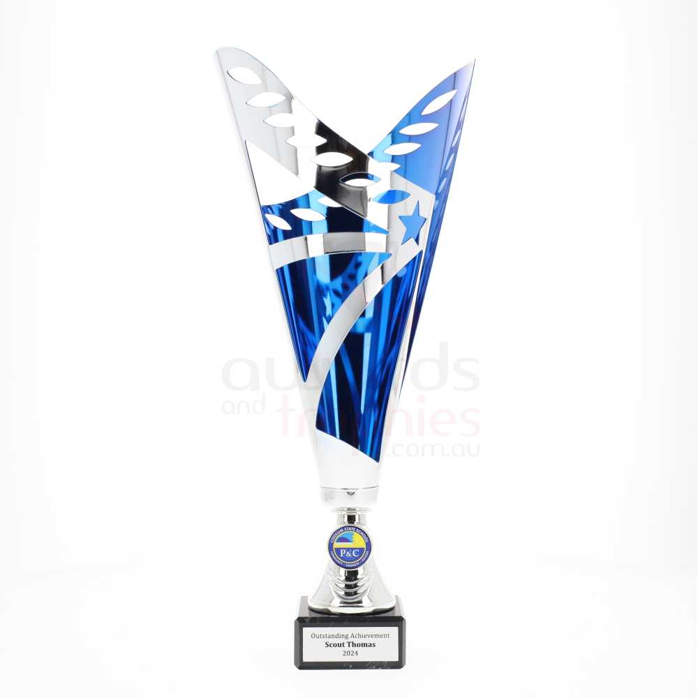 Saint-Tropez Cup 380mm - Silver/Blue