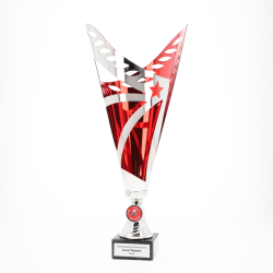 Saint-Tropez Cup 330mm - Silver/Red