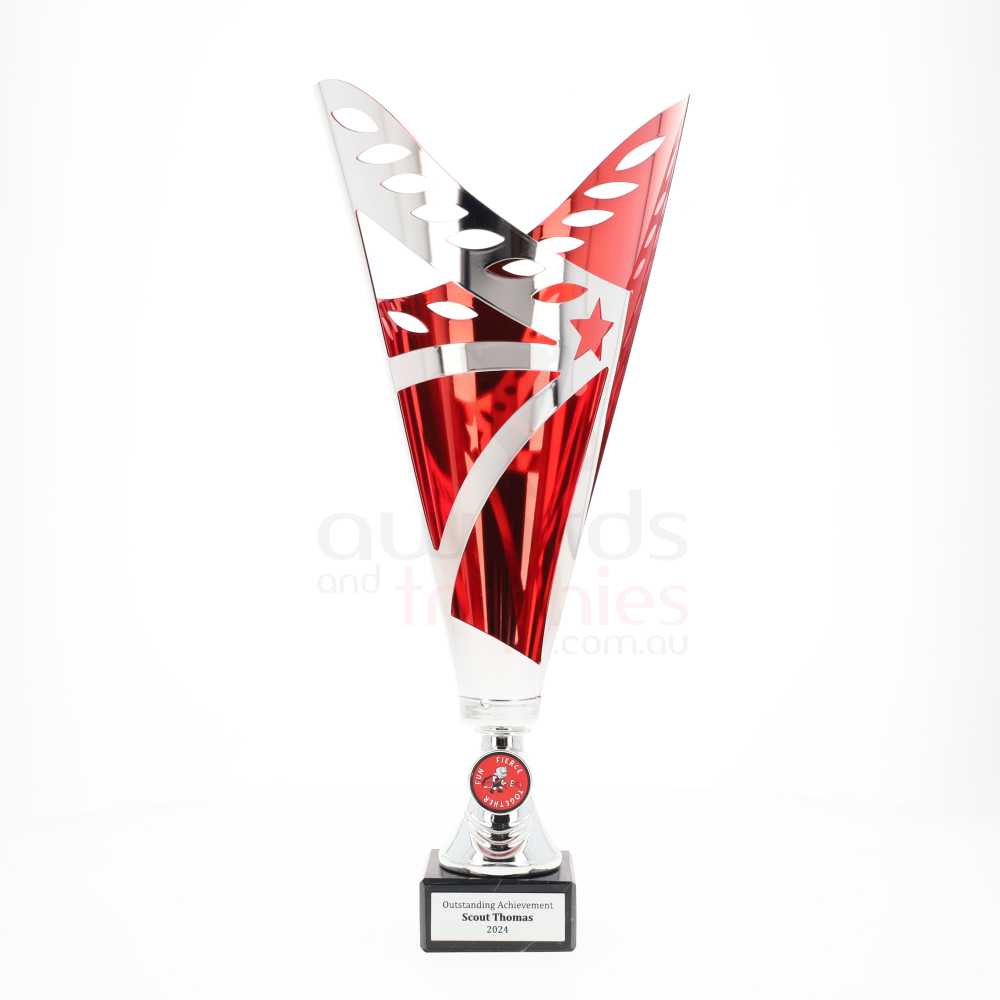 Saint-Tropez Cup 330mm - Silver/Red