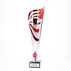 Cannes Cup 330mm - Silver/Red