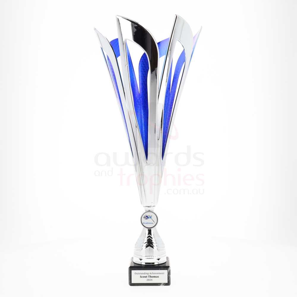 Mayflower Cup 405mm - Silver/Blue