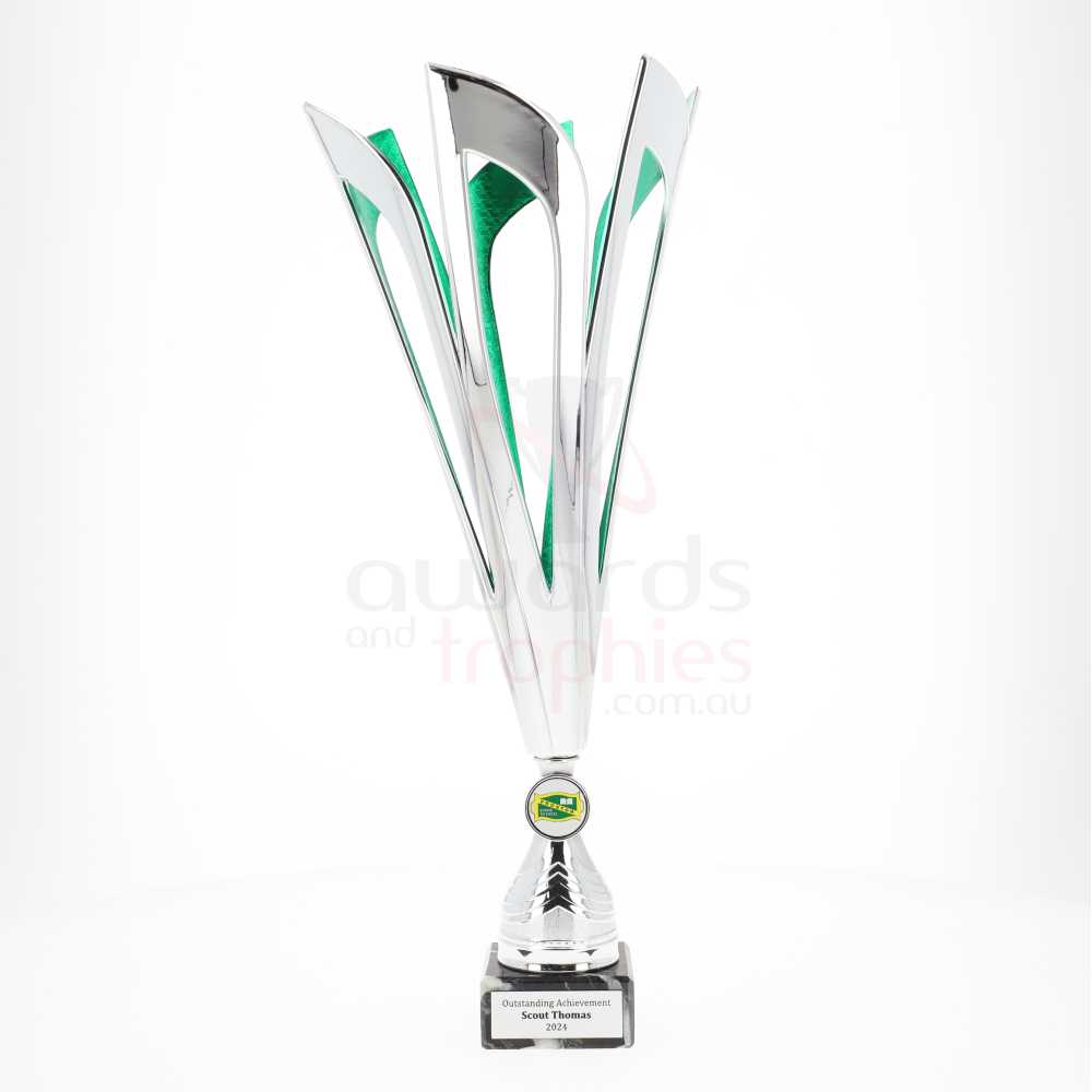 Mayflower Cup 430mm - Silver/Green