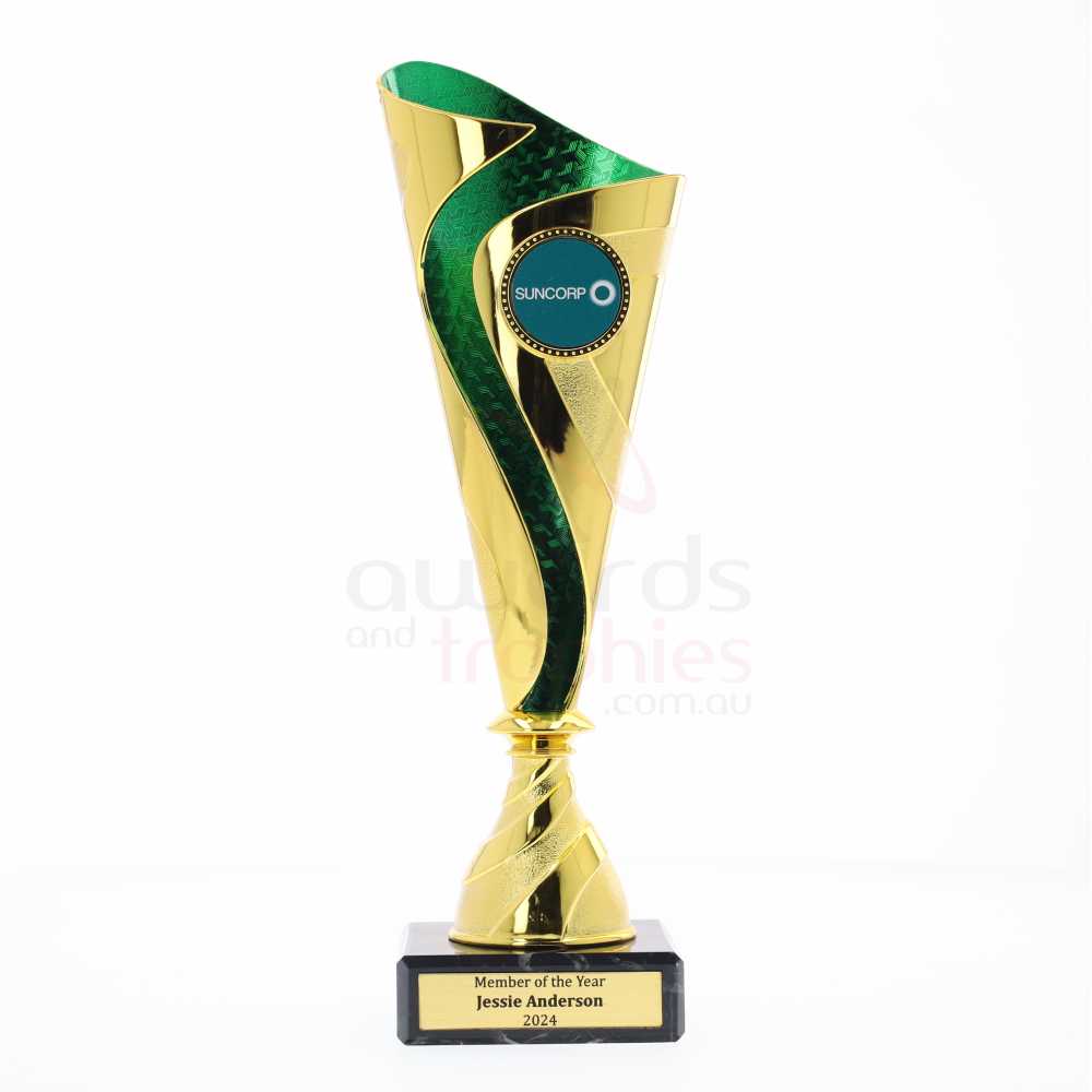 Bazaruto Cup 285mm - Gold/Green