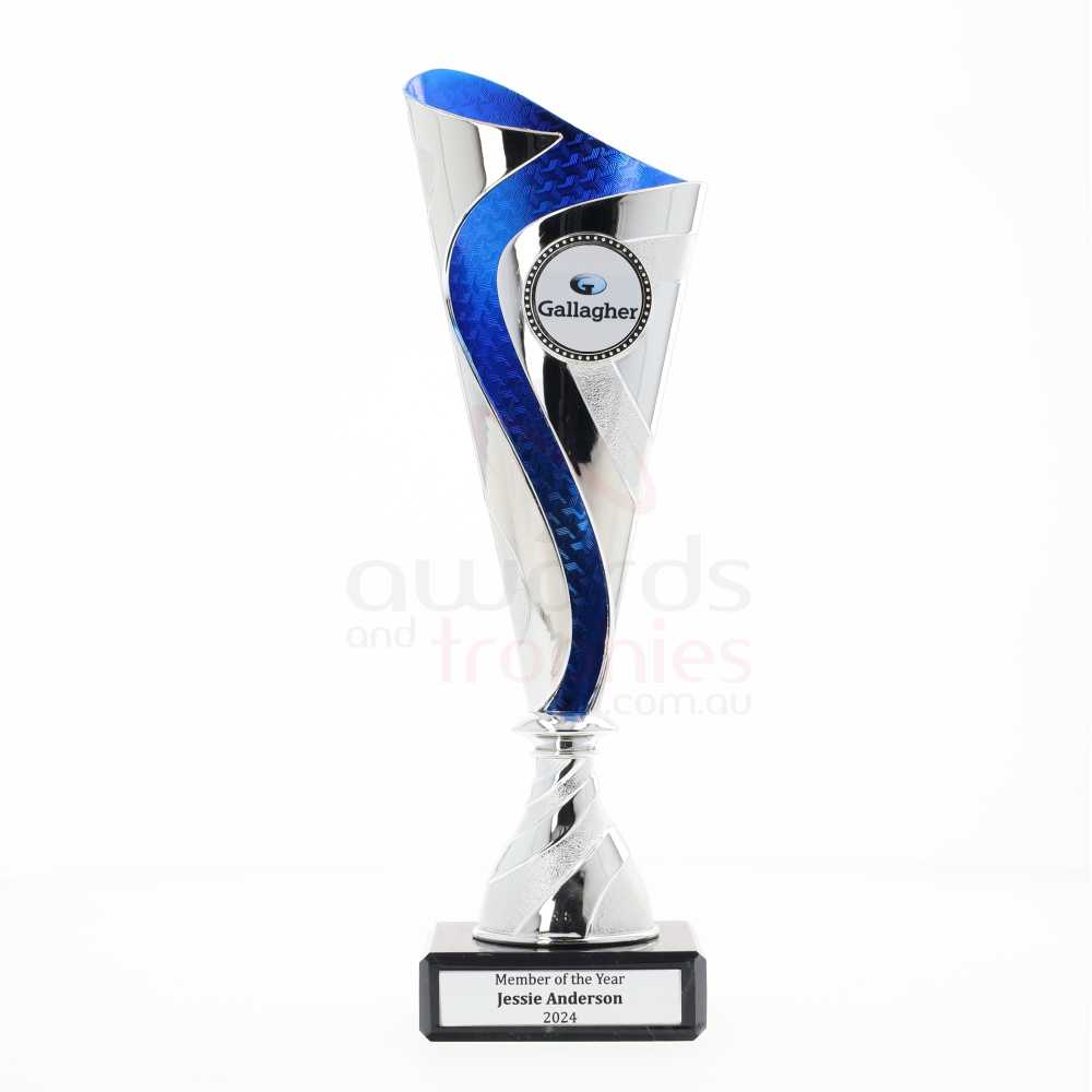 Bazaruto Cup 285mm - Silver/Blue