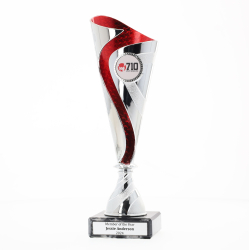 Bazaruto Cup 180mm - Silver/Red