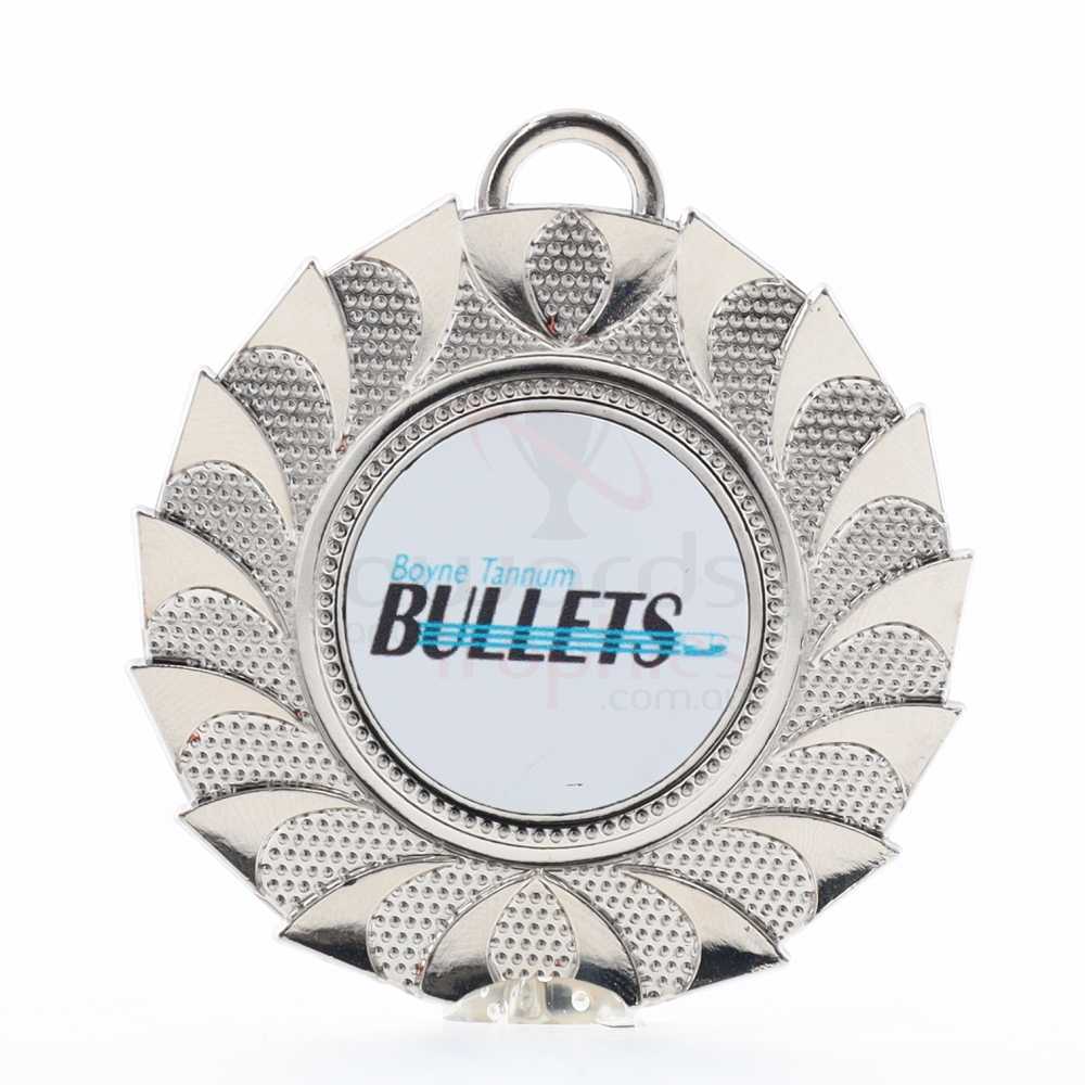 Lotus Personalised Medal 50mm - Silver