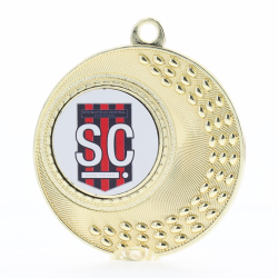 Tactile Personalised Medal 50mm - Gold