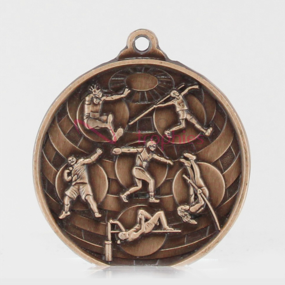 Global Athletics Medal 50mm Bronze 