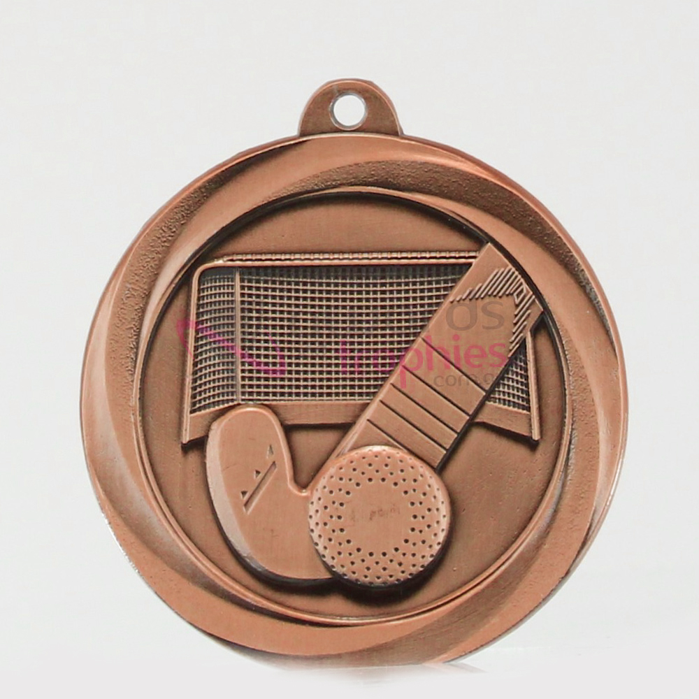 Econo Hockey Medal 50mm Bronze